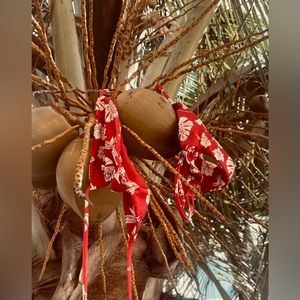 Benoa swim red bikini set in 90s baby print. Size medium